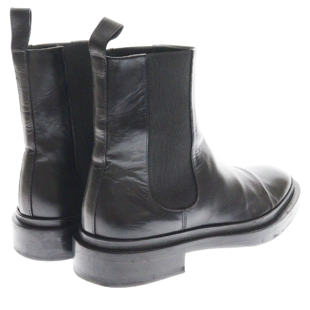 JIL SANDER(ジルサンダー) ANKLE BOOT アンクル レザー サイドゴアブーツ ブラック JI36503A 14020
