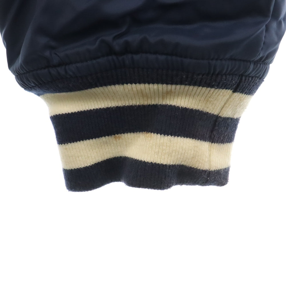 NEIGHBORHOOD(ネイバーフッド) 15SS B.B. N-JKT スタジアムジャケット ワッペン付き フライト ボンバー ジャケット 151TNSH-JKM04 ネイビー