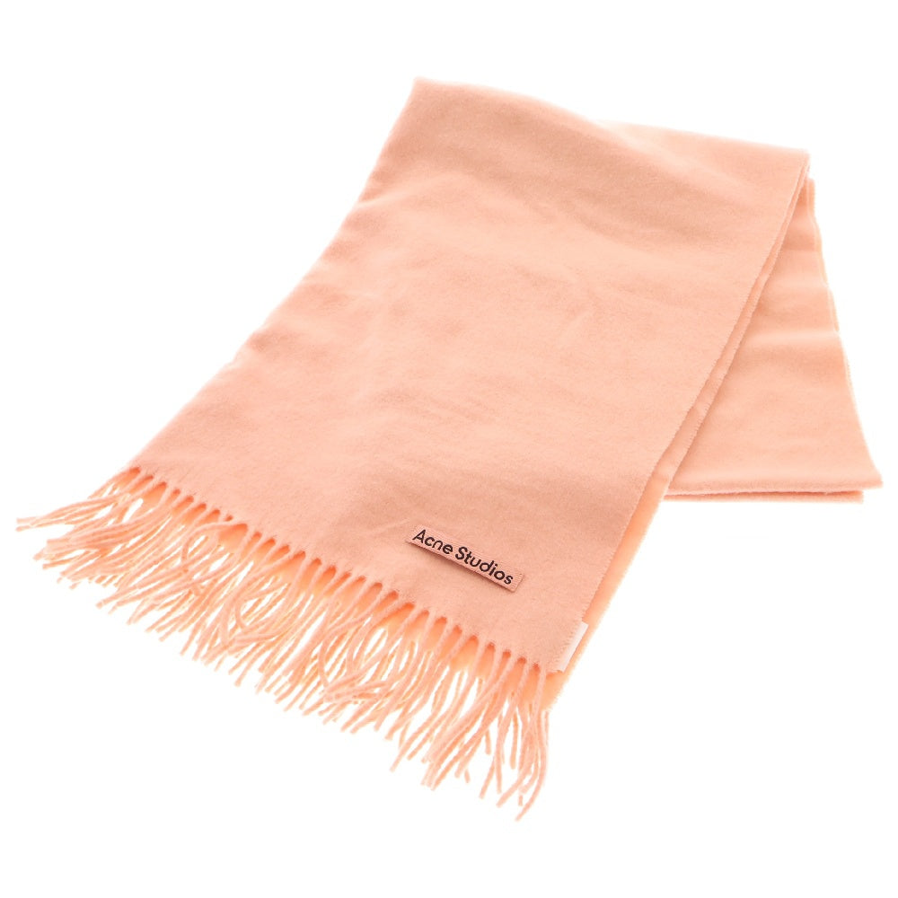 Acne Studios(アクネ ストゥディオズ) フリンジ ウール スカーフ マフラー ピンク CA0102