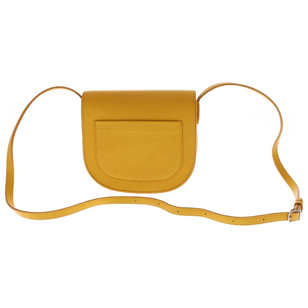 CELINE(セリーヌ) トロッター レザー スモール ショルダーバッグ マスタードイエロー レディース