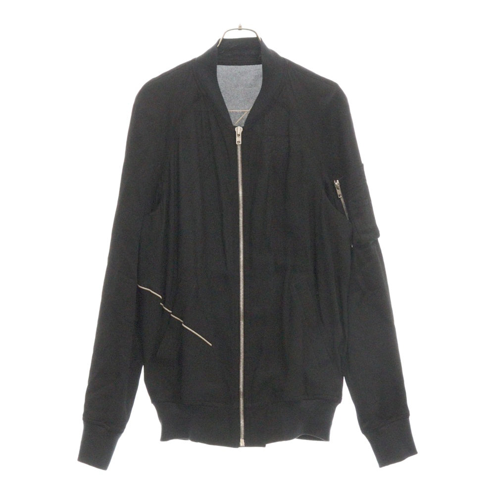 Rick Owens(リックオウエンス) 16SS バック刺繍ボンバージャケット ブルゾン MA-1 ブラック RU16S3796-YVNSK