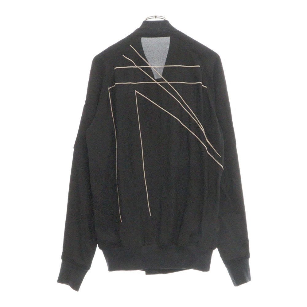 Rick Owens(リックオウエンス) 16SS バック刺繍ボンバージャケット ブルゾン MA-1 ブラック RU16S3796-YVNSK