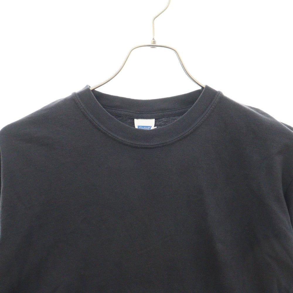 RADIALL(ラディアル) 24SS FLASH CREW NECK T-SHIRT L/S バックプリントロングスリーブTシャツ 長袖 ブラック RAD-24SS-CUT018