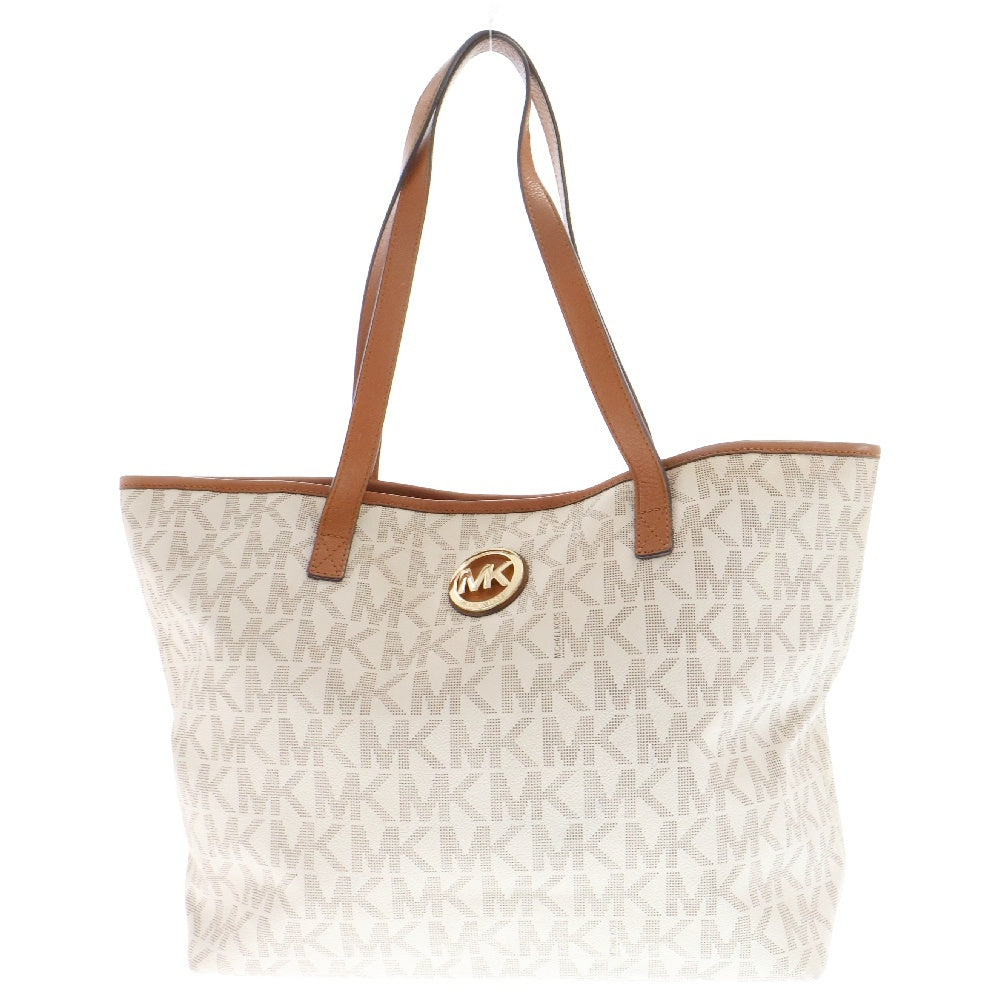 MICHAEL KORS(マイケルコース) JET SET TRAVEL MD TRAVEL TOTE ジェット セット トラベル ハンド トートバッグ アイボリー レディース