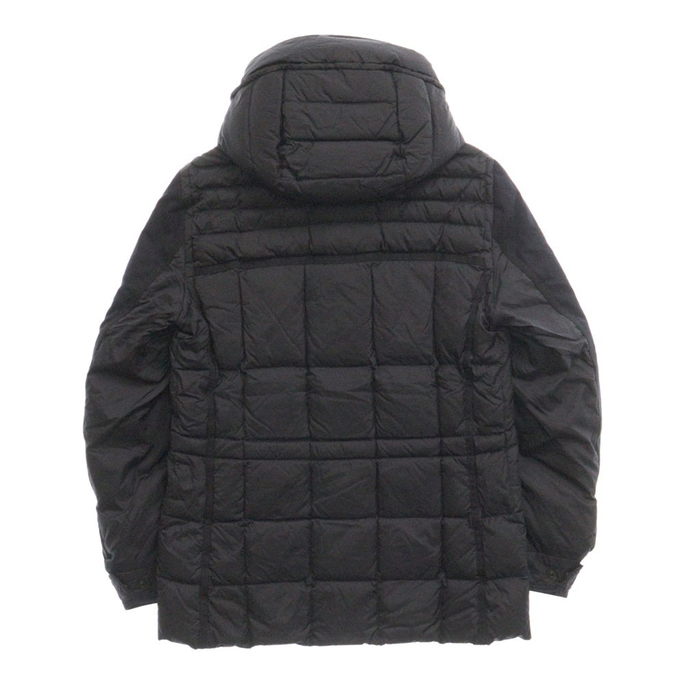 MONCLER(モンクレール) 16AW JACOB ジェイコブ ナイロン切り替え フーデッド ダウンジャケット ネイビー B20914139585