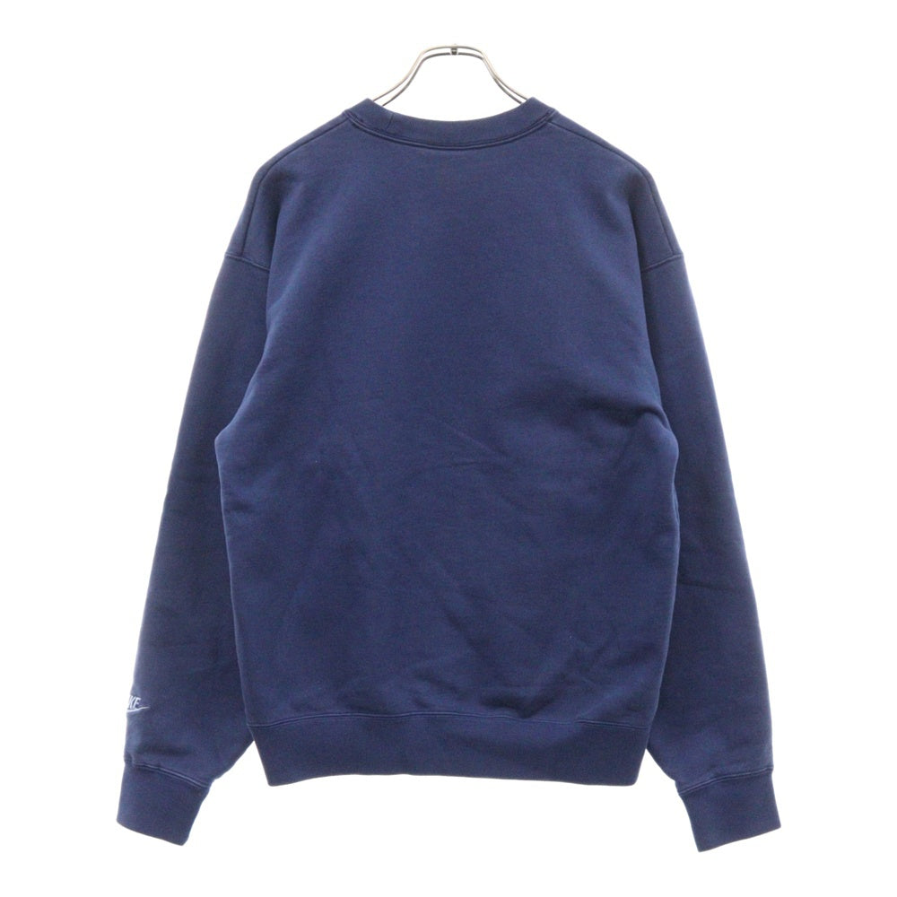 NIKE(ナイキ) ×NIGO NRG CREW FLC ニゴー プリント クルーネック 長袖 スウェット トレーナー ブルー FV5941-492