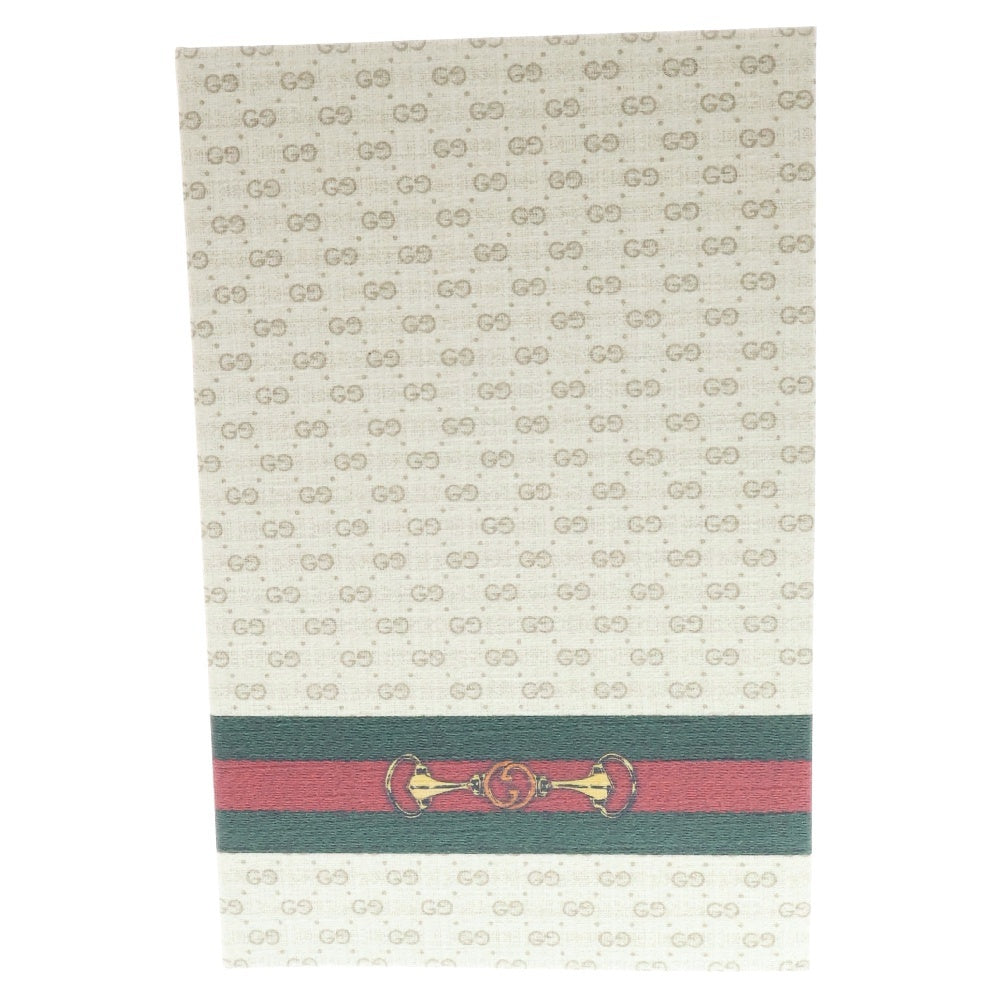 GUCCI(グッチ) 20PIECE STATIONARY SET WITH NOTEBOOK ノートブック 文具セット レターセット 風景画 カーキ
