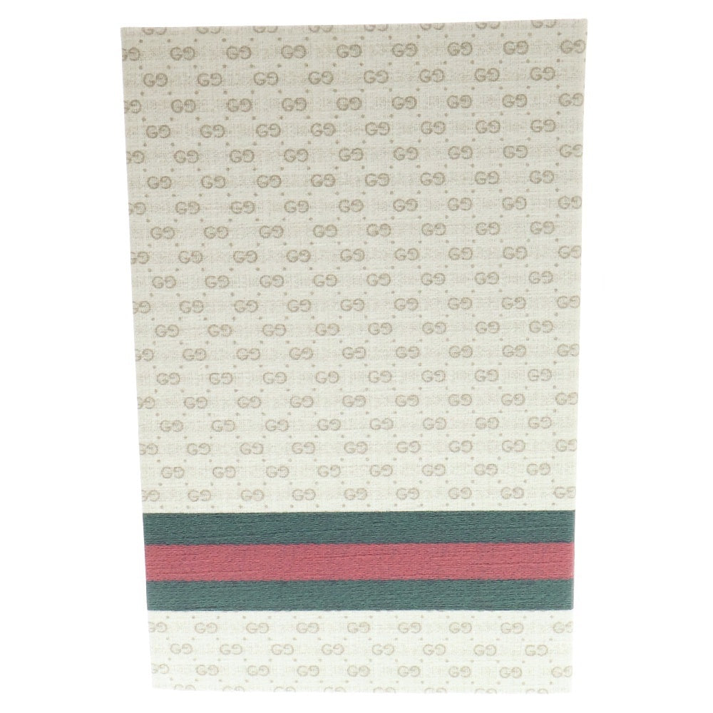 GUCCI(グッチ) 20PIECE STATIONARY SET WITH NOTEBOOK ノートブック 文具セット レターセット 風景画 カーキ