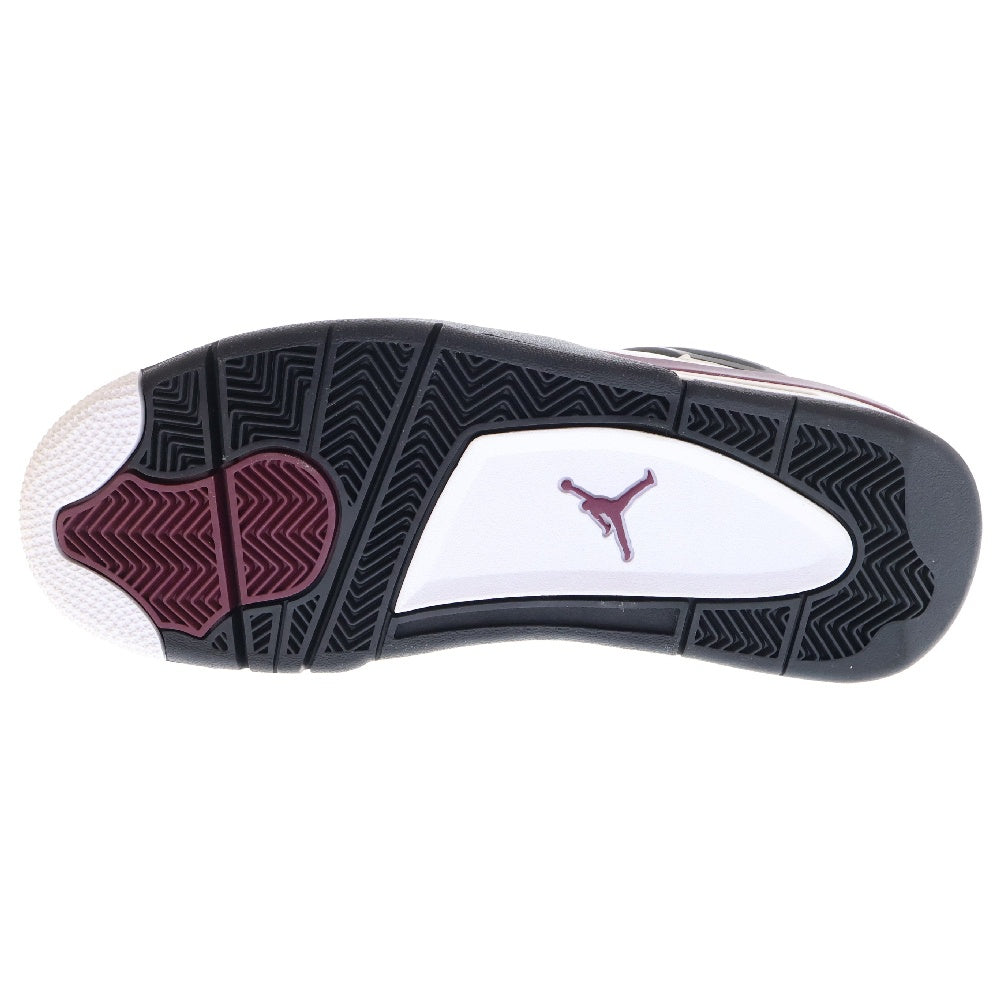 NIKE(ナイキ) ×Paris Saint Germain AIR JORDAN 4 RETRO パリサンジェルマン エアジョーダン レトロ ローカットスニーカー ホワイト/パープル US8/26.0cm CZ5624-100