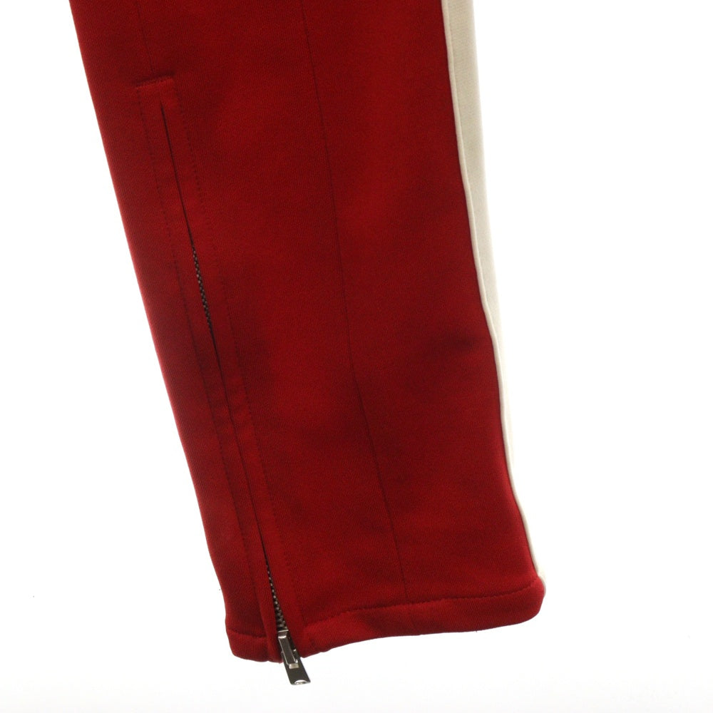 FEAR OF GOD(フィアオブゴッド) 5TH COLLECTION TRACK PANTS ドローコード サイドライン ポリエステル イージー トラックパンツ レッド/アイボリー