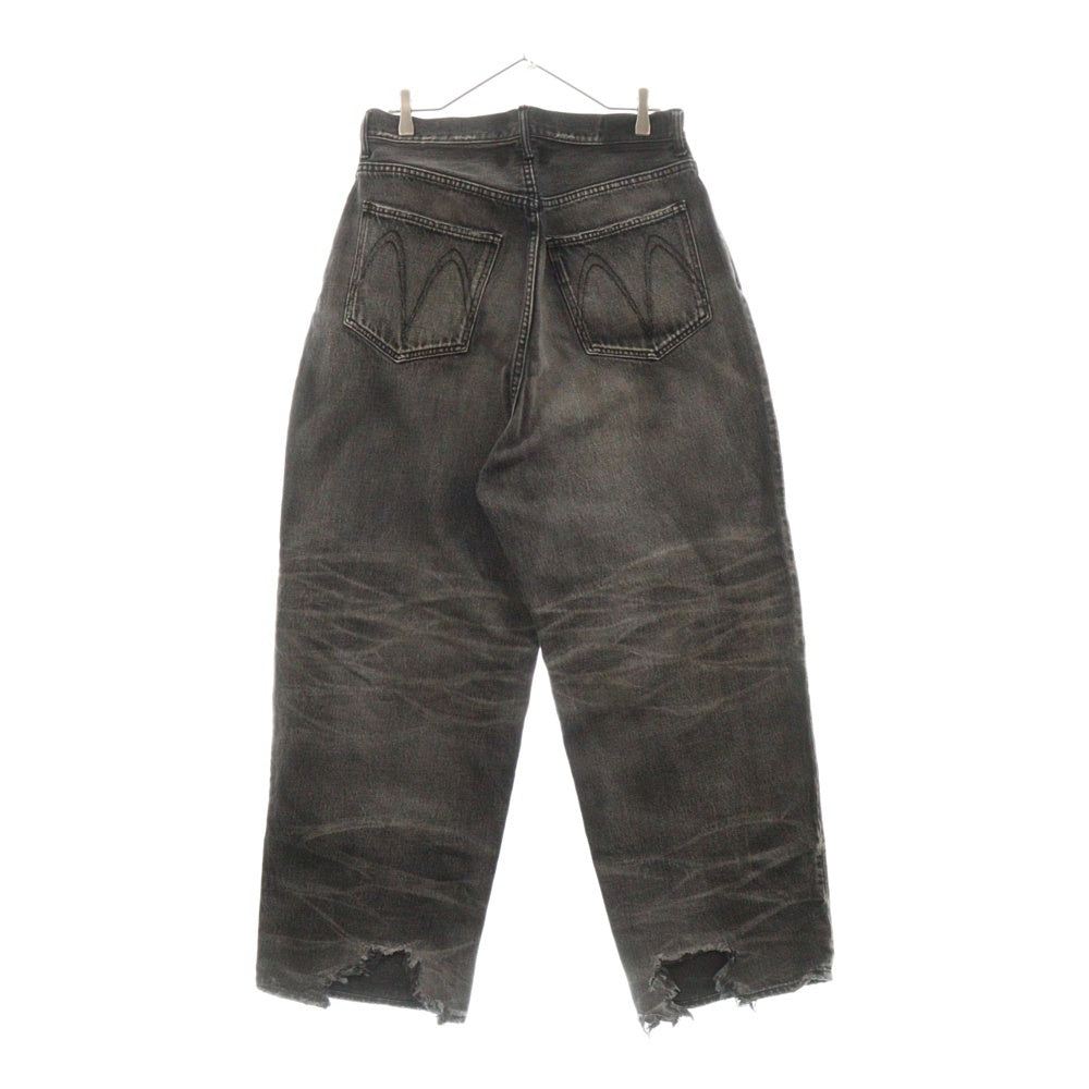 MINDSEEKER(マインドシーカー) Buggy Denim Jeans バギー ワイドデニムパンツ ブラック