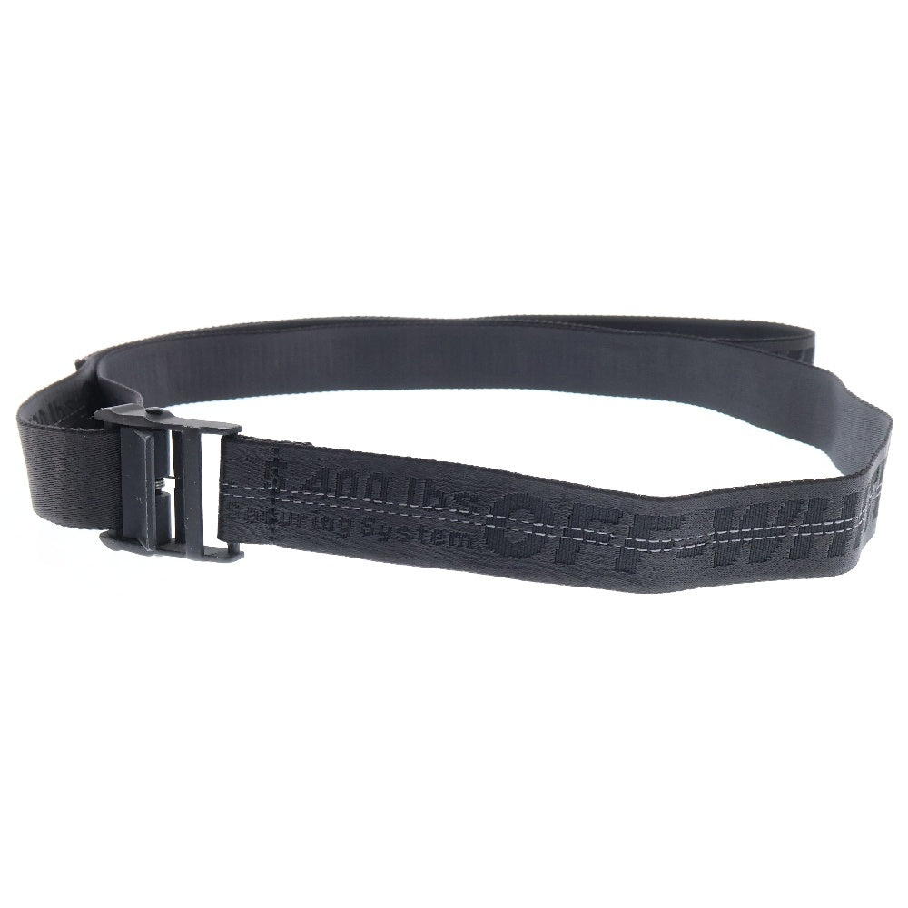 OFF-WHITE(オフホワイト) INDUSTRIAL BELT インダストリアルロゴベルト ブラック/グレー