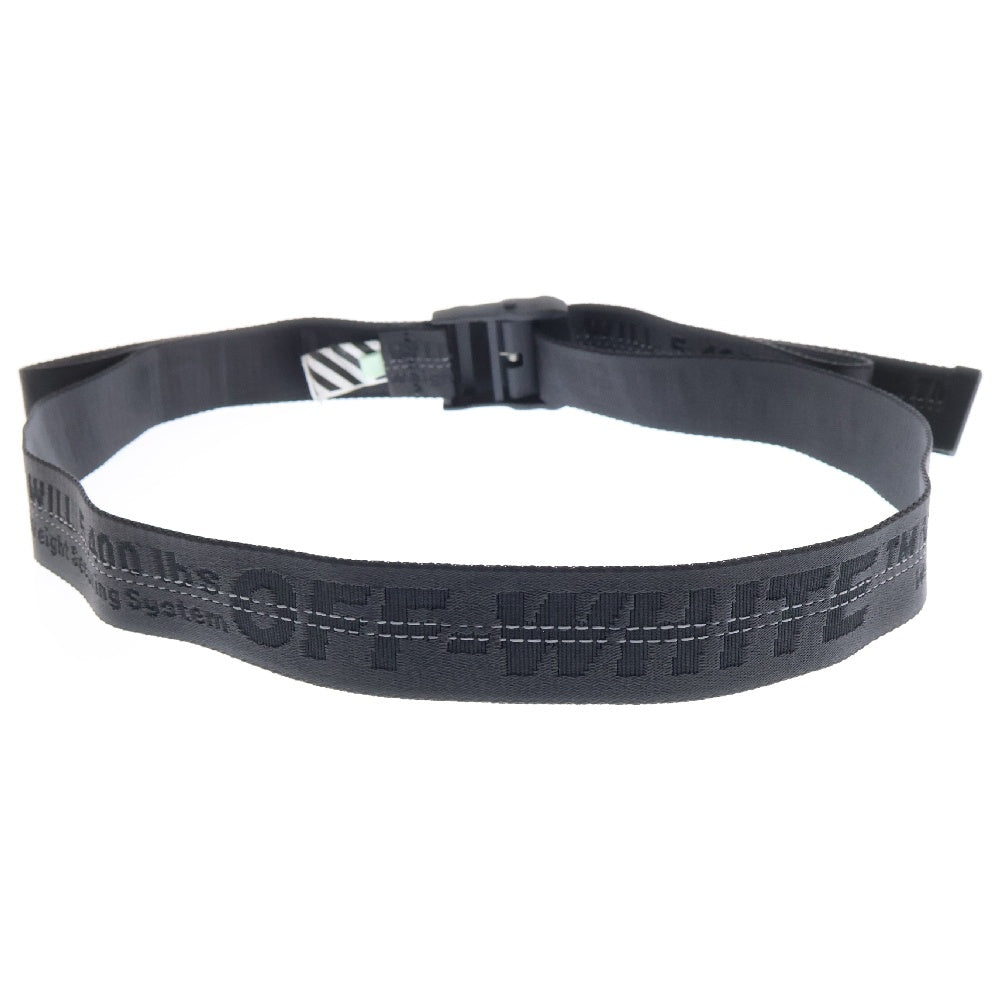 OFF-WHITE(オフホワイト) INDUSTRIAL BELT インダストリアルロゴベルト ブラック/グレー