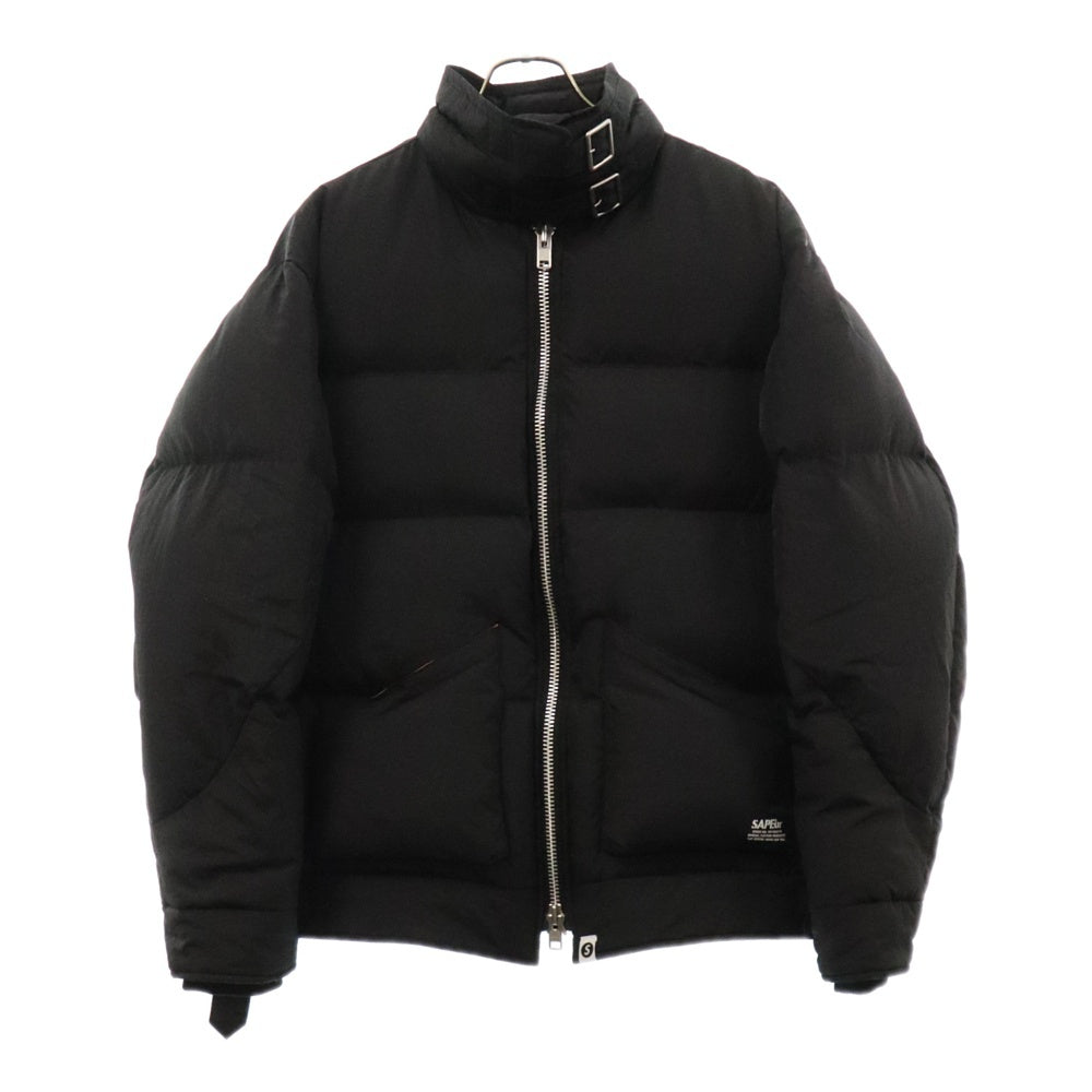 SAPEur(サプール) B-3 Type Down Jacket ナイロン ジップアップ ダウン ジャケット ブラック A0024-400