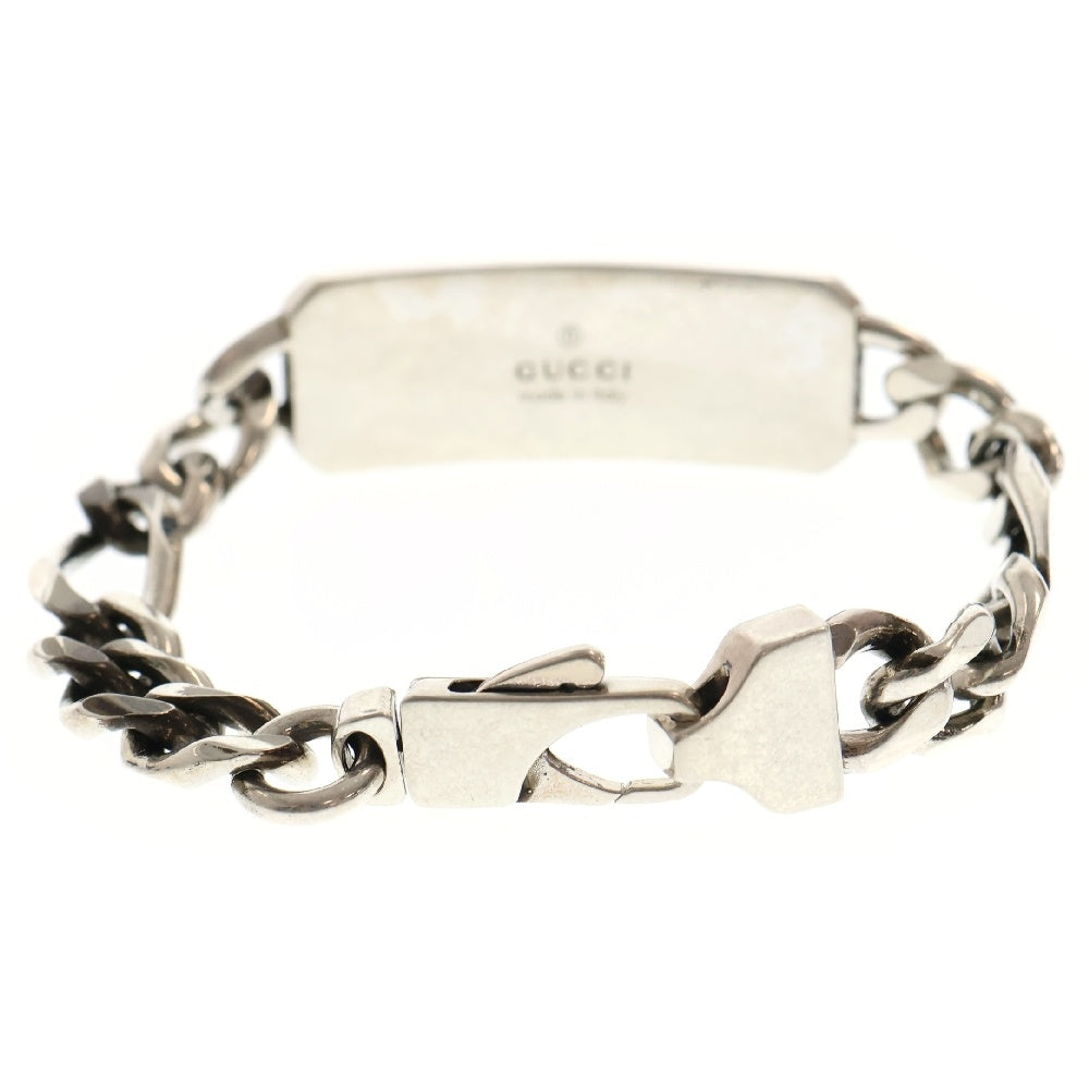 GUCCI(グッチ) GG and Bee Engraved ID Bracelet ビー エングレービング チェーン ブレスレット シルバー 728264