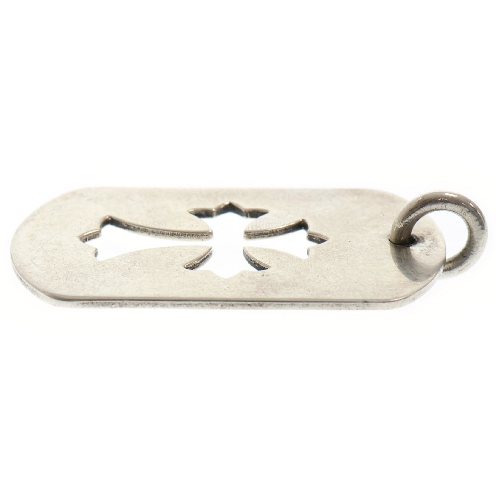 CHROME HEARTS(クロムハーツ) D TAG LRG CO CRS カットアウトクロスドッグタグ ラージ ペンダントトップ シルバー