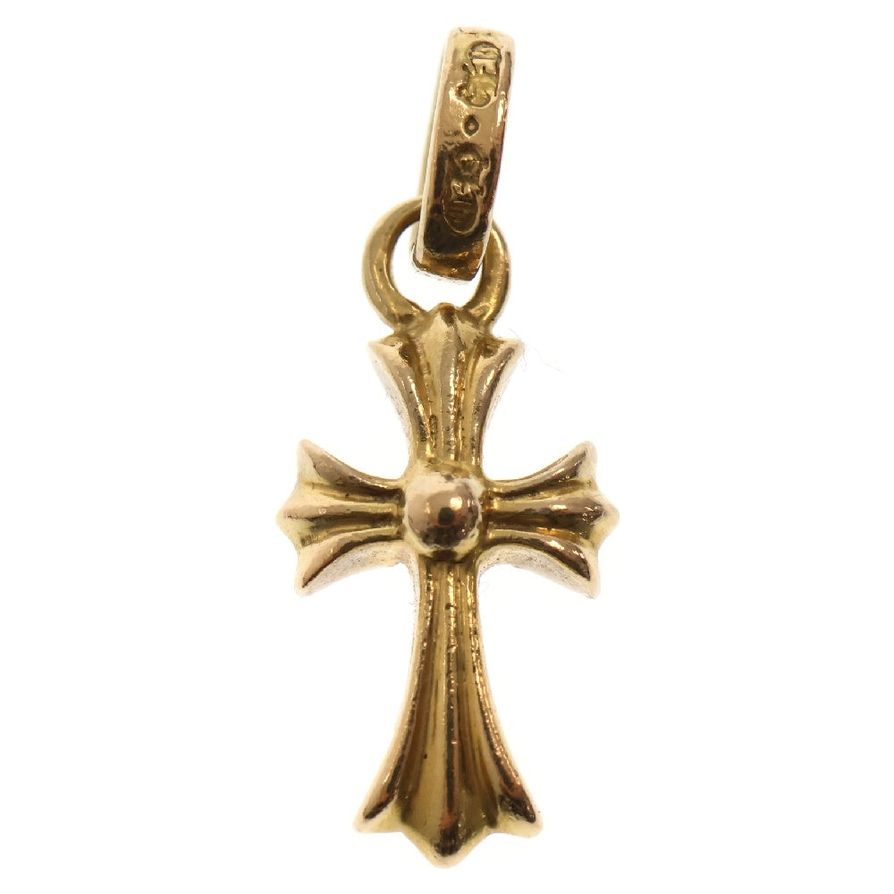CHROME HEARTS(クロムハーツ) 22K CRS BBYFAT P DMND ベイビーファット PAVEダイヤ チャーム ネックレストップ ゴールド