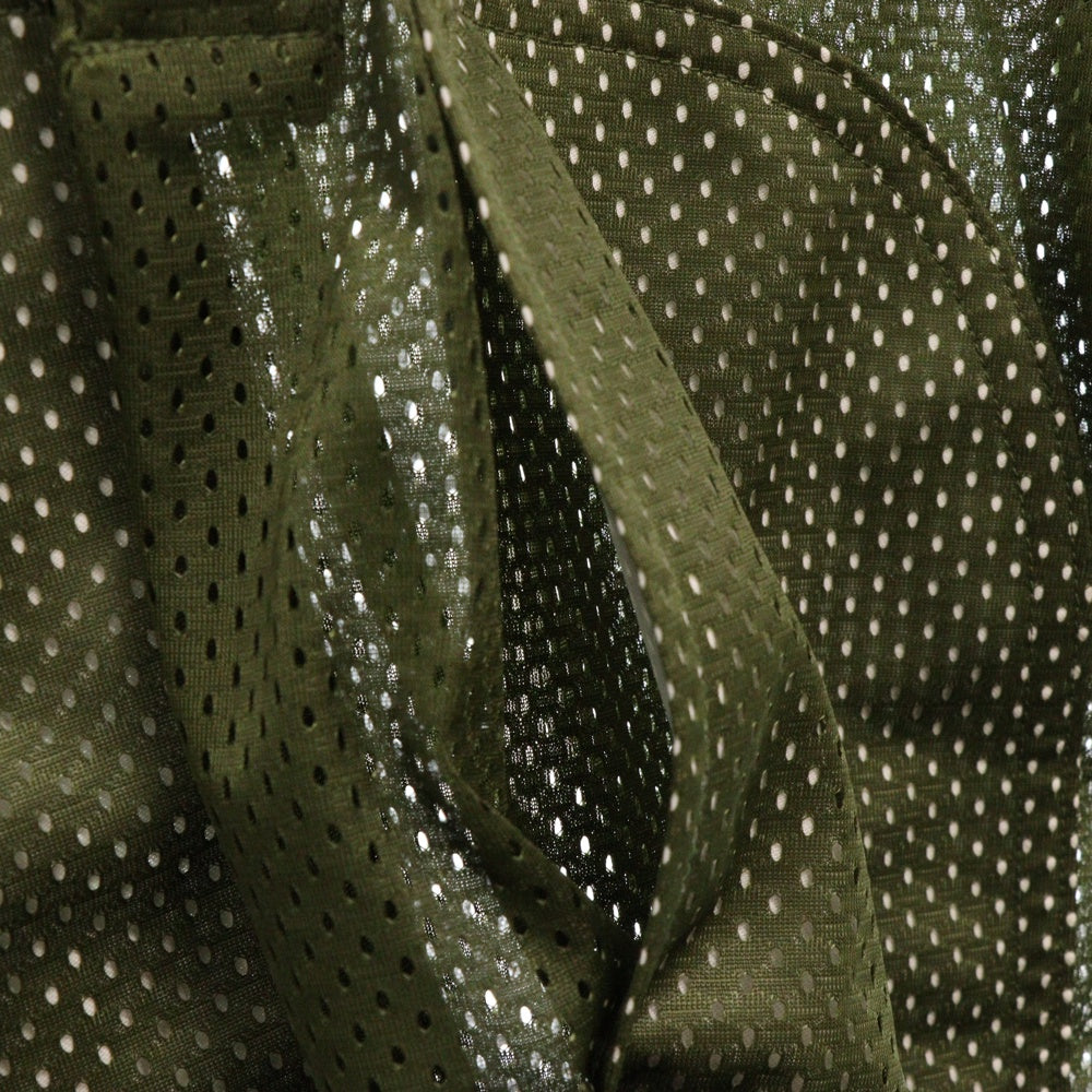 COMME des GARCONS HOMME DEUX(コムデギャルソン オムドゥ) フロントポケット メッシュ 半袖ポロシャツ ショートスリーブ カーキ DM-T006