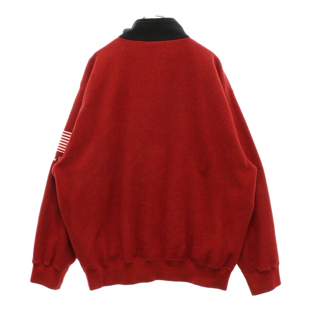 POLO SPORT RALPH LAUREN(ポロスポーツラルフローレン) 90S VINTAGE HALF JIP FLEECE JACKET ヴィンテージ ハーフジップフリースジャケット レッド