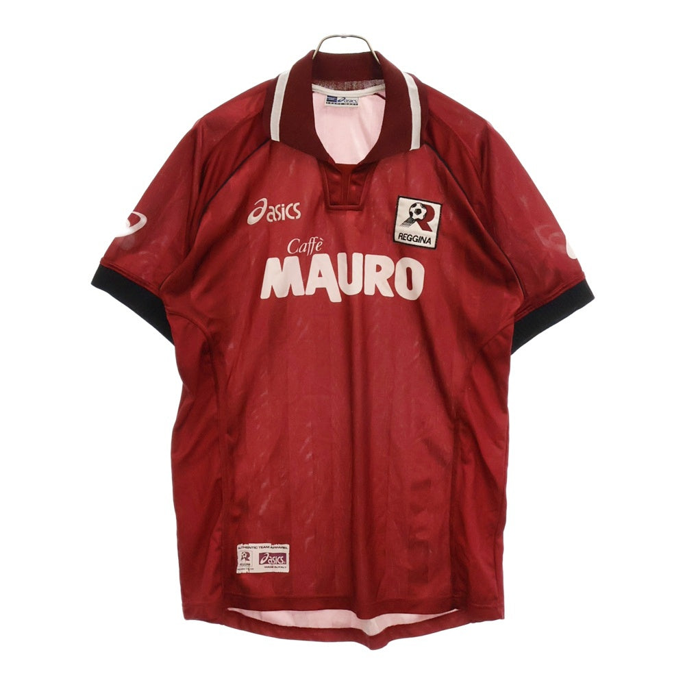 ASICS(アシックス) 00S VINTAGE ASICS 02/03 REGGINA GAME SHIRT ヴィンテージ レッジーナ 半袖ゲームシャツ イタリア製 レッド　半袖Tシャツ