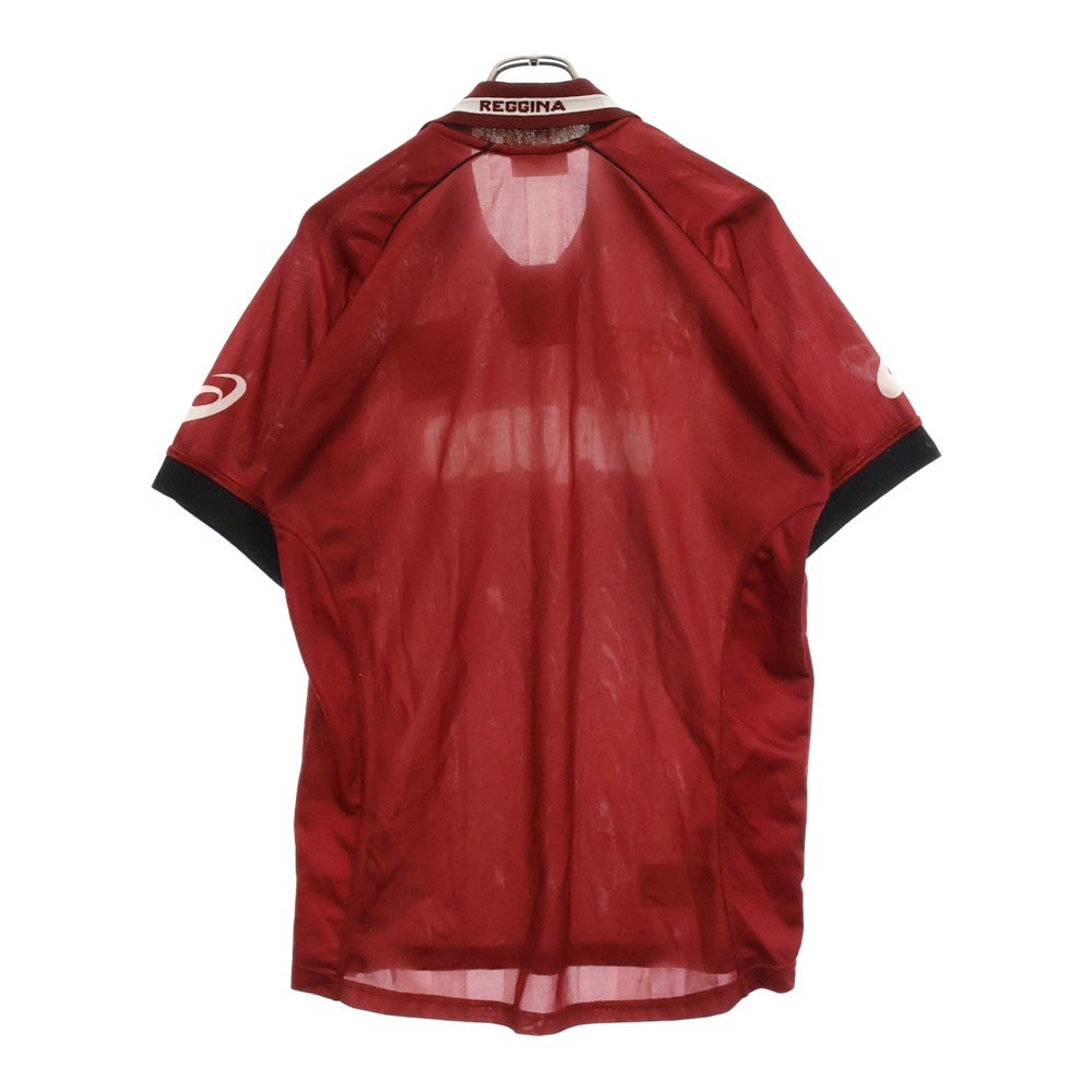 ASICS(アシックス) 00S VINTAGE ASICS 02/03 REGGINA GAME SHIRT ヴィンテージ レッジーナ 半袖ゲームシャツ イタリア製 レッド　半袖Tシャツ