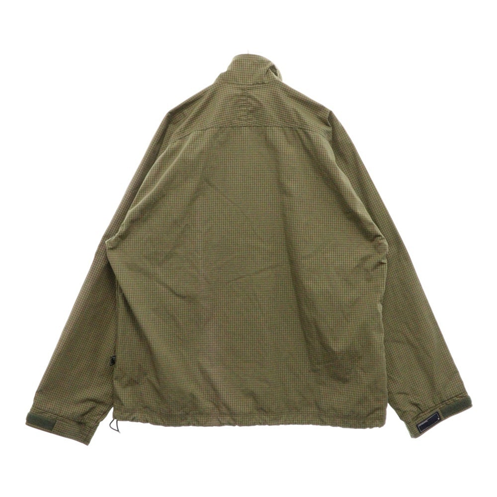 WOOLRICH(ウールリッチ) チェック柄 ジップアップナイロンジャケット カーキ UWG500