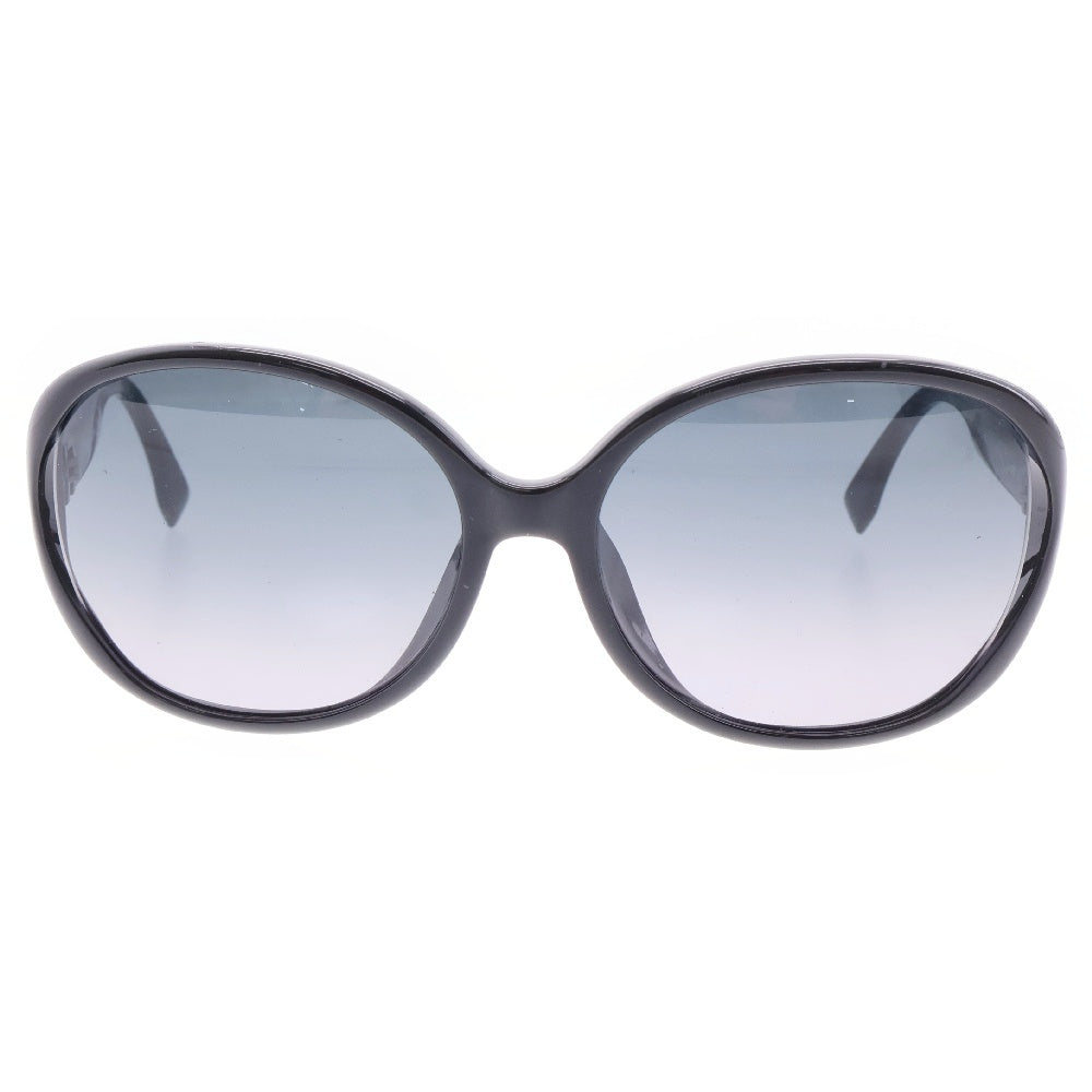 FENDI(フェンディ) ロゴデザイン オーバルフレーム カラーレンズ サングラス メガネ 眼鏡 アイウェア ブラック FF 0032/F/S