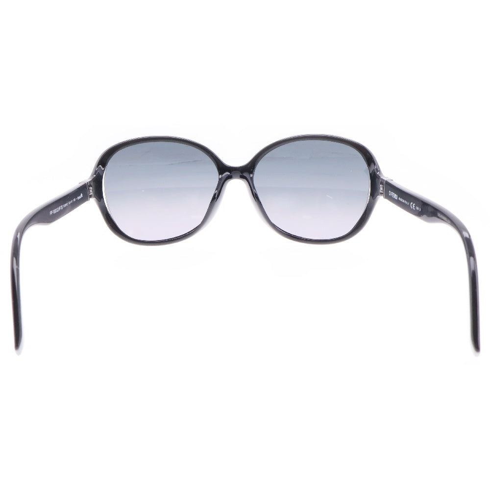FENDI(フェンディ) ロゴデザイン オーバルフレーム カラーレンズ サングラス メガネ 眼鏡 アイウェア ブラック FF 0032/F/S
