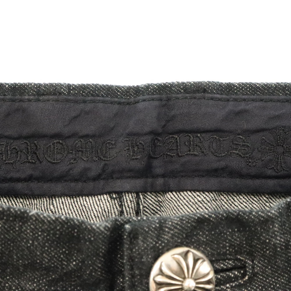 CHROME HEARTS(クロムハーツ) JEAN STRTLG FBRC スターパッチデニムパンツ ブラック