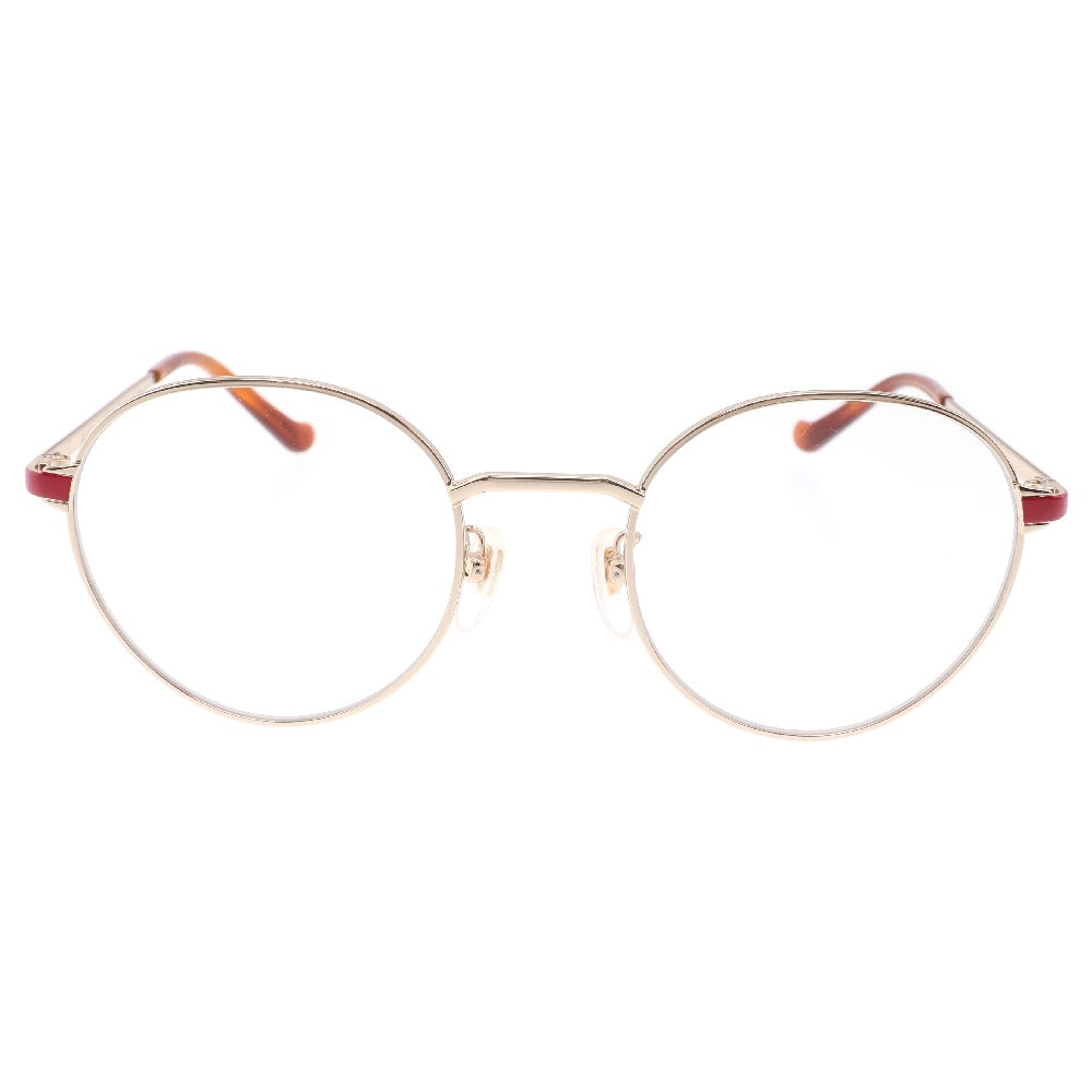 GUCCI(グッチ) ラウンドフレーム サイド ロゴ サングラス アイウェア GG0581O ゴールド/ブラウン