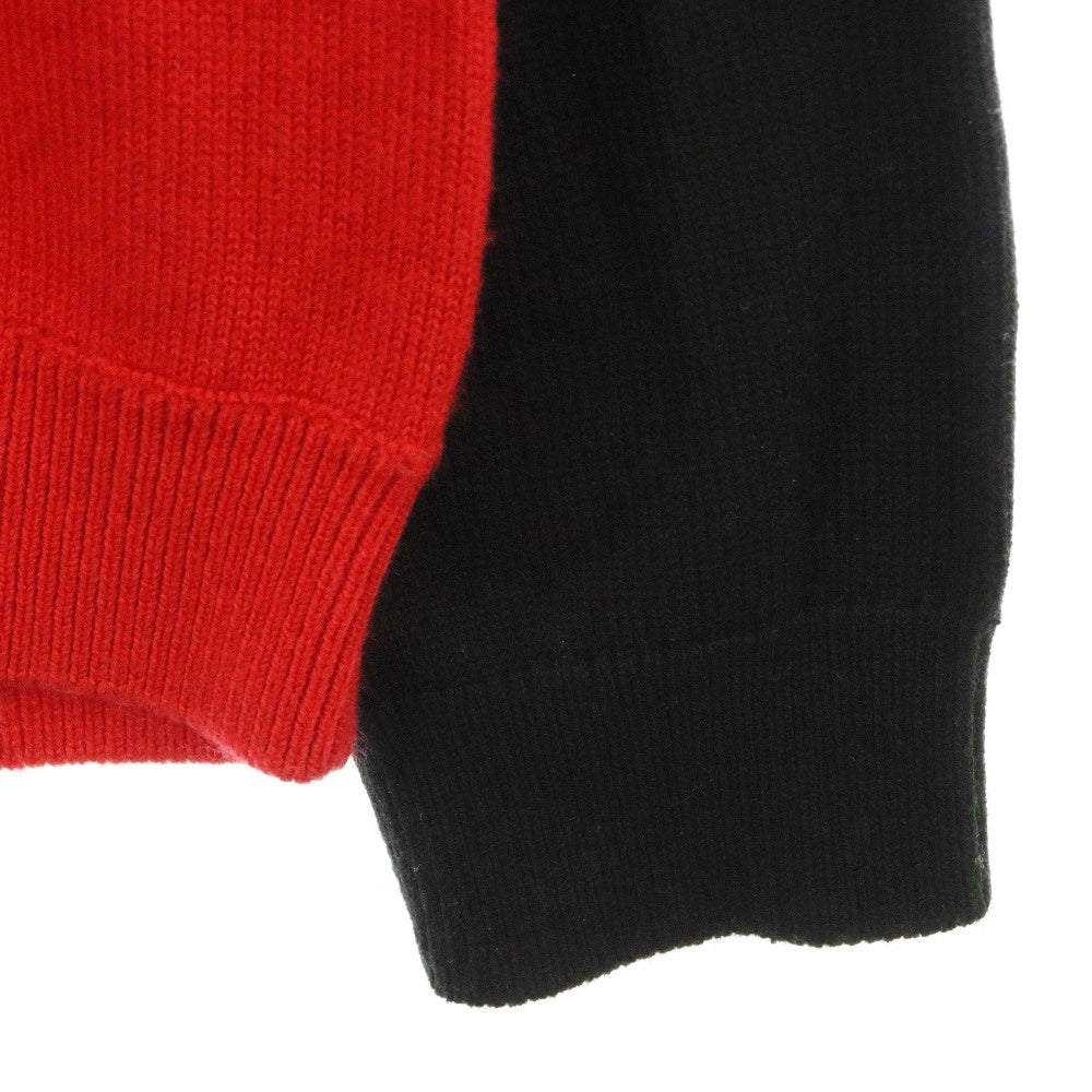 SUPREME(シュプリーム) 21AW Faces Sweater フェイスデザイン クルーネック ニットセーター ブラック