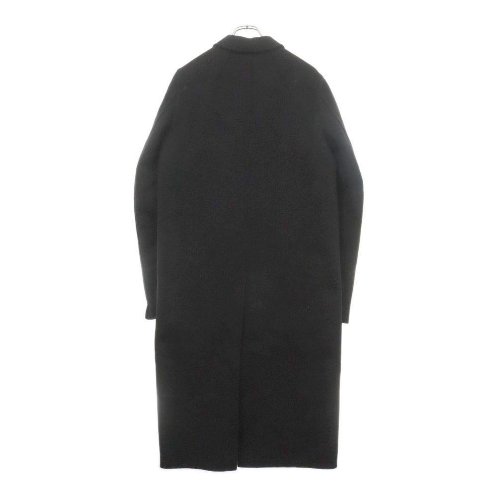 Rick Owens(リックオウエンス) 19AW Long Moreau Coat ロング モロー メルトンウール チェスターコート ブラック RU19F4952-DDW