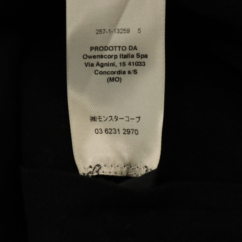 Rick Owens(リックオウエンス) 19AW Long Moreau Coat ロング モロー メルトンウール チェスターコート ブラック RU19F4952-DDW
