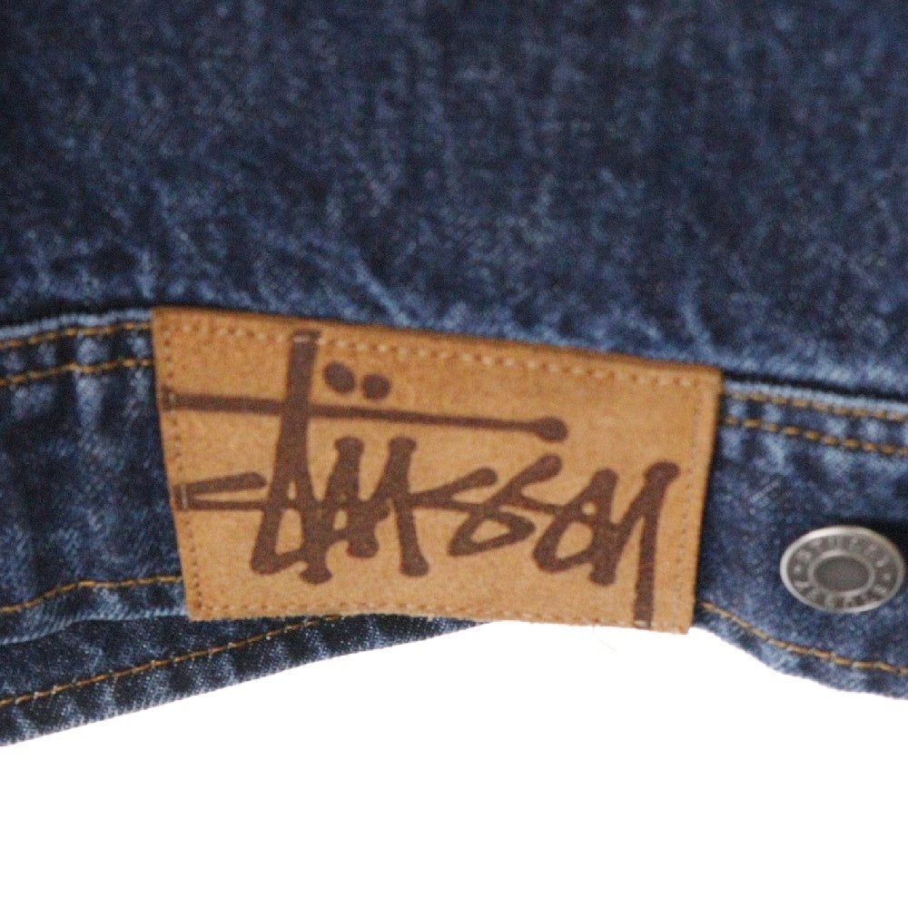 STUSSY(ステューシー) SS-LINK ZIP WORK JACKET SSリンクロゴ ジップアップ ワーク デニムジャケット インディゴ 115675