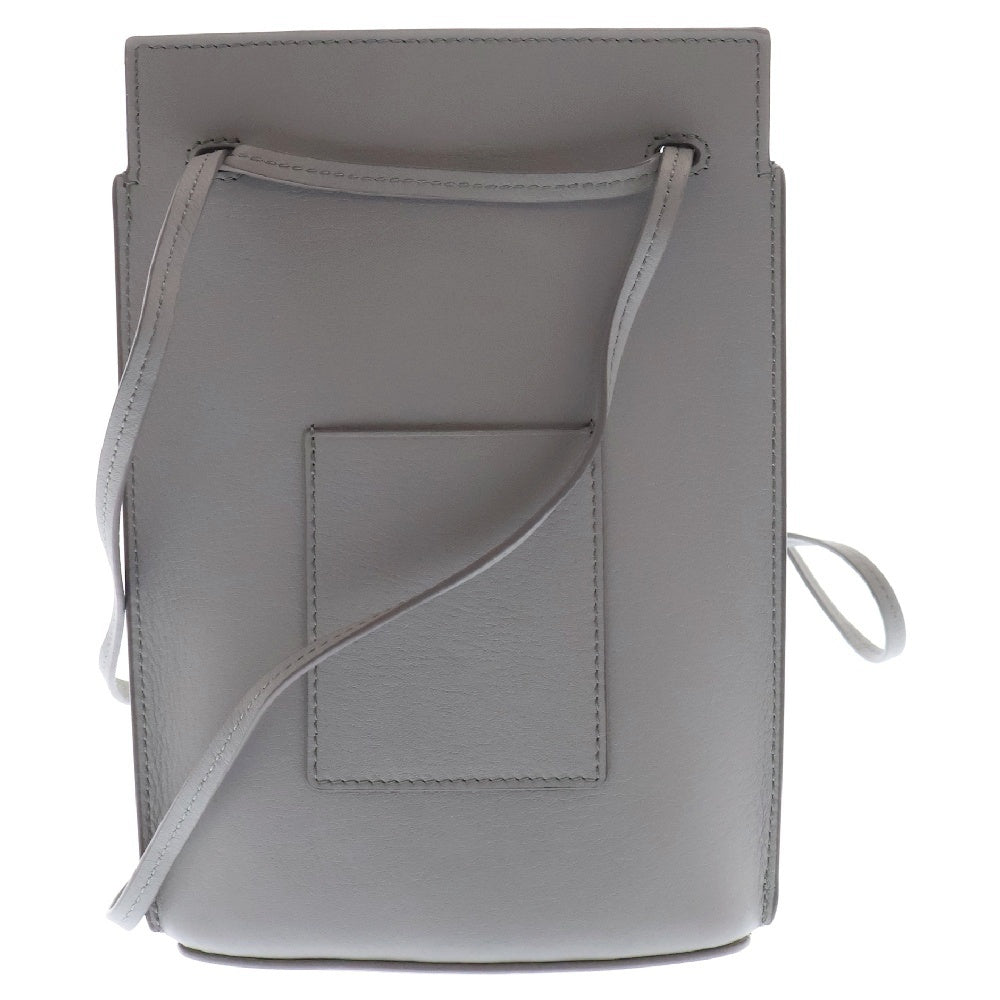 LOEWE(ロエベ) ダイスポケット クラシックカーフ レザークロスボディ ショルダーバッグ グレー レディース C630R12X01