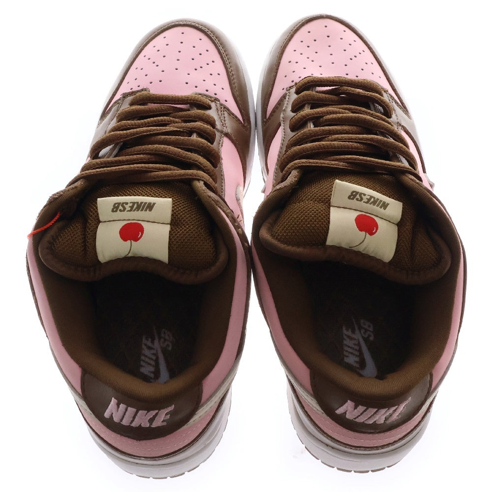 NIKE SB(ナイキエスビー) 【観賞用 2005年製】 ×STUSSY DUNK LOW PRO CHERRY ステューシー ダンク プロ チェリー ローカットスニーカー ピンク/ブラウン US9/27.0cm 304292-671