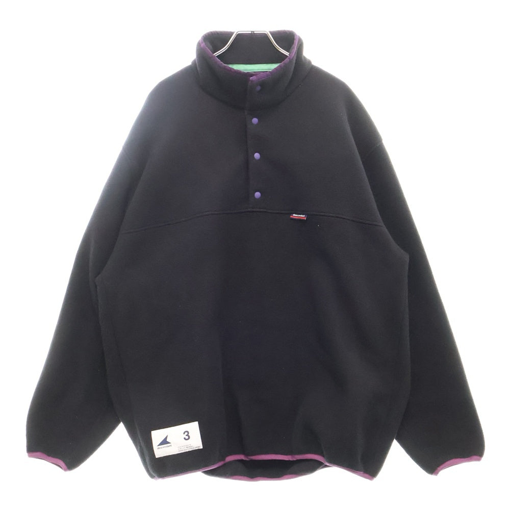DESCENDANT(ディセンダント) HUMMING FLEECE PULLOVER ハミング フリースプルオーバー ブラック