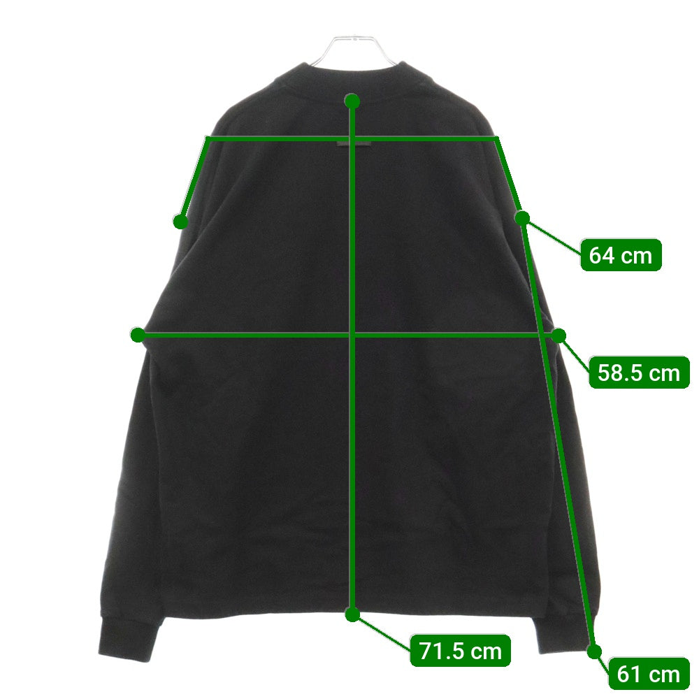 FEAR OF GOD(フィアオブゴッド) ETERNAL COLLECTION COTTON LONG SLEEVES エターナル コットン ロングスリーブ カットソー 長袖Tシャツ ブラック FGE50002AJER-001