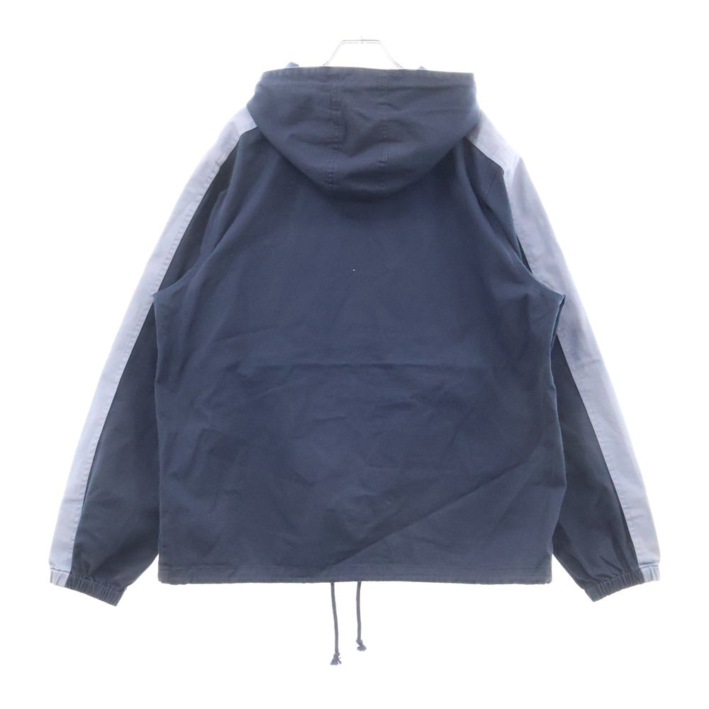 SUPREME(シュプリーム) 16SS Twill Anorak ツイルアノラック コットンハーフジップパーカー フーディ ネイビー