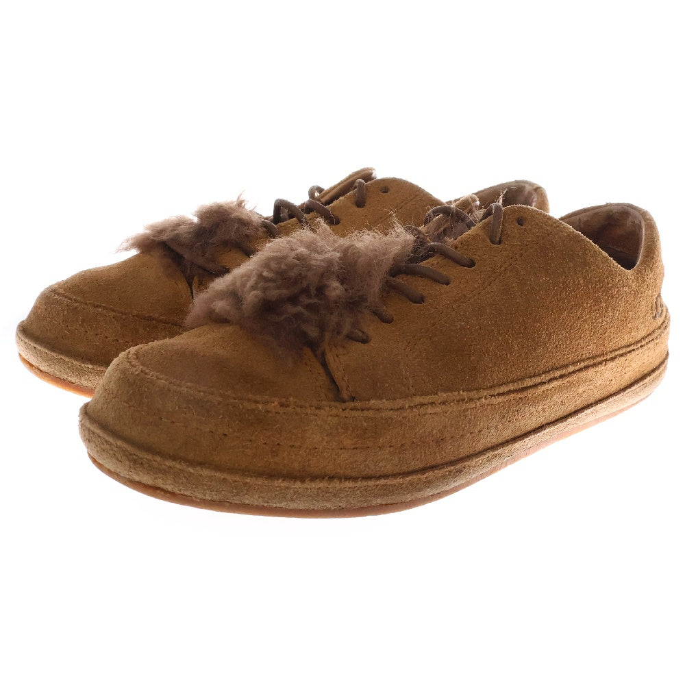 UGG(アグ) Blake Fur レースアップムートンローカットスニーカー ベージュ レディース US5.5/22.5cm 1019248