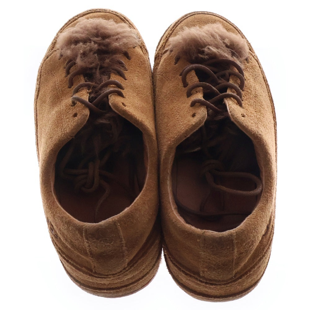 UGG(アグ) Blake Fur レースアップムートンローカットスニーカー ベージュ レディース US5.5/22.5cm 1019248