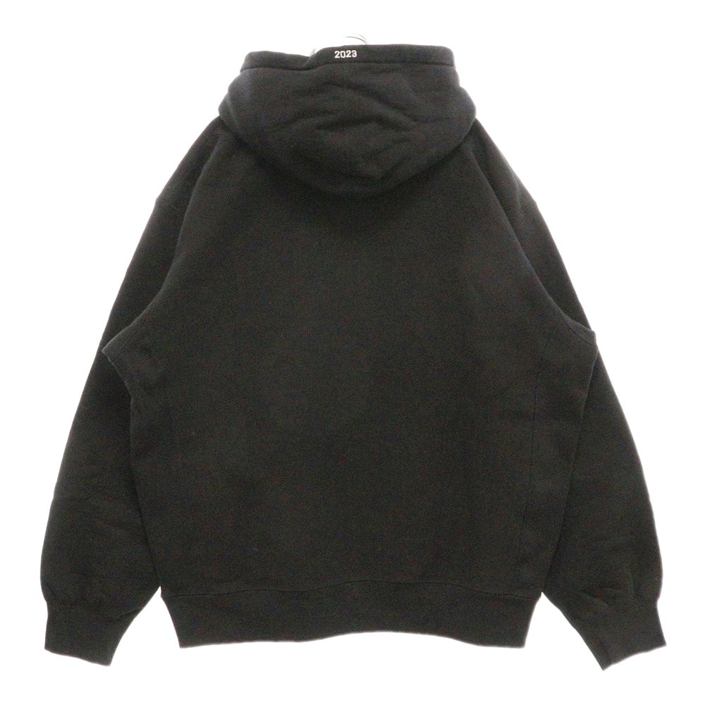 SUPREME(シュプリーム) 23SS Motion Logo Hooded Sweatshirt モーションロゴプリント フーディープルオーバーパーカー スウェット ブラック