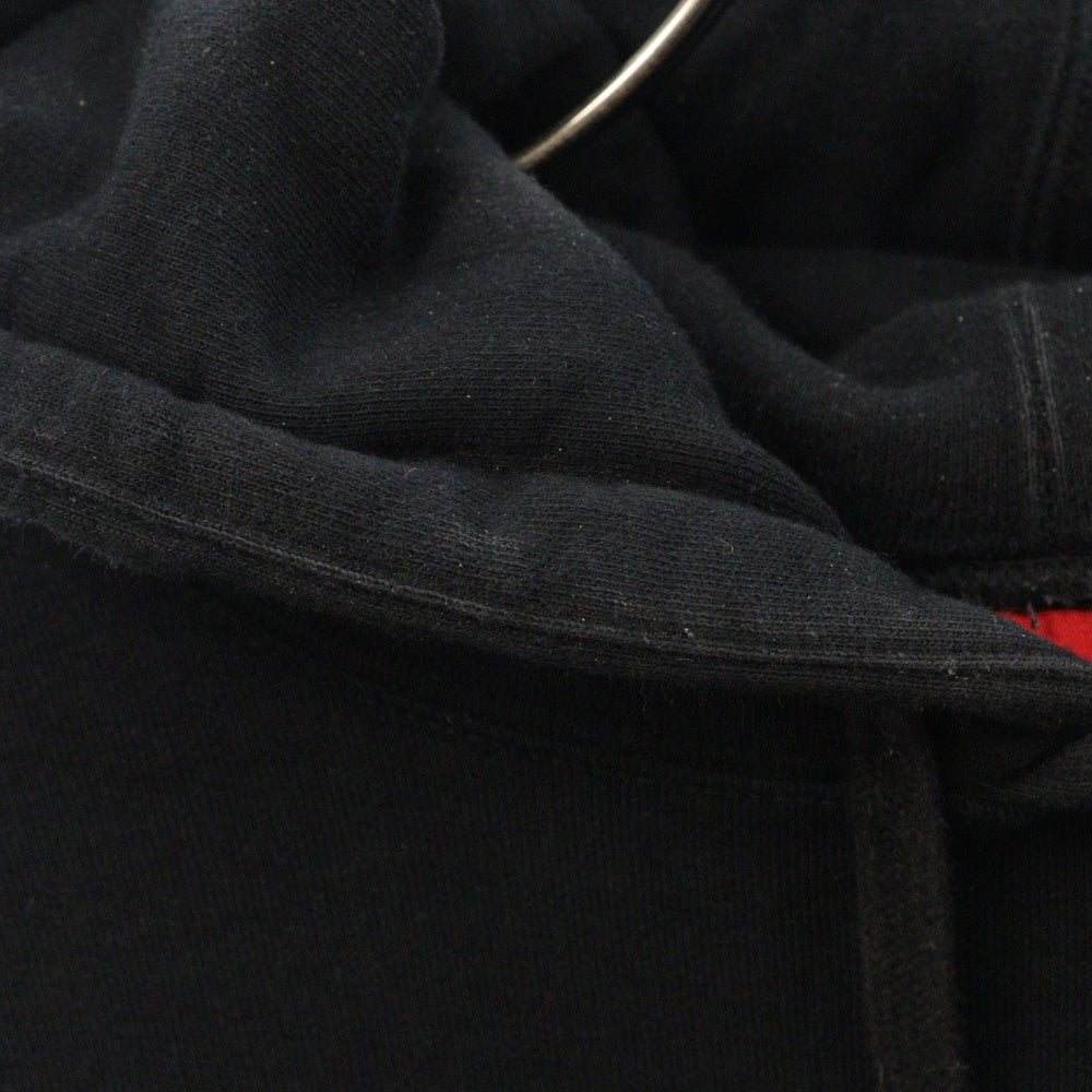 SUPREME(シュプリーム) 18SS Diagonal Hooded Sweatshirt ダイアナゴル フーディ プルオーバースウェットパーカー ブラック/ホワイト