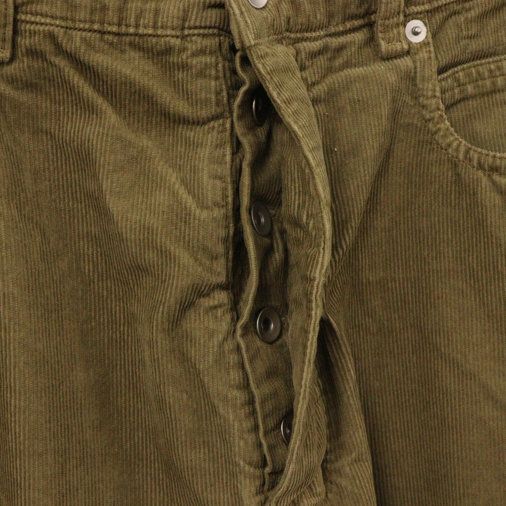 DRKSHDW(ダークシャドウ) 22SS BOLAN BANANA ボラン バナナ コーデュロイ パンツ カーキ DU02C5363