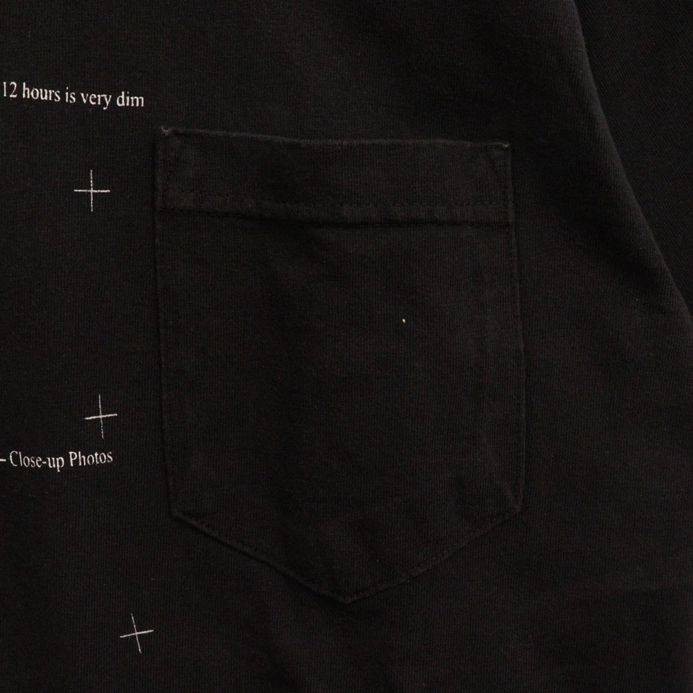 CHROME HEARTS(クロムハーツ) FOTI TEE フォティ スカルプリント クルーネック ポケット 半袖Tシャツ カットソー ブラック