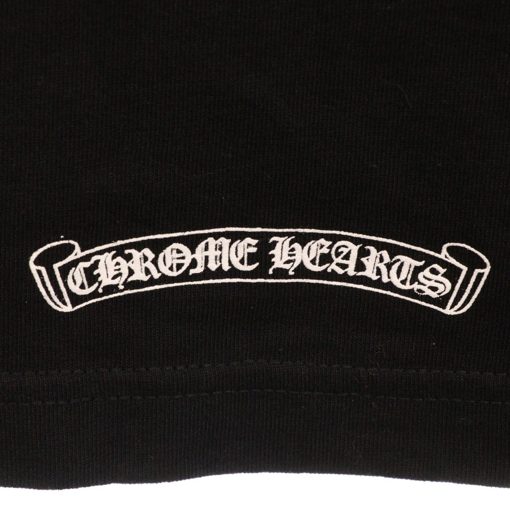 CHROME HEARTS(クロムハーツ) STAR S/S TEE 両面スタープリント クルーネック ポケット 半袖Tシャツ カットソー ブラック
