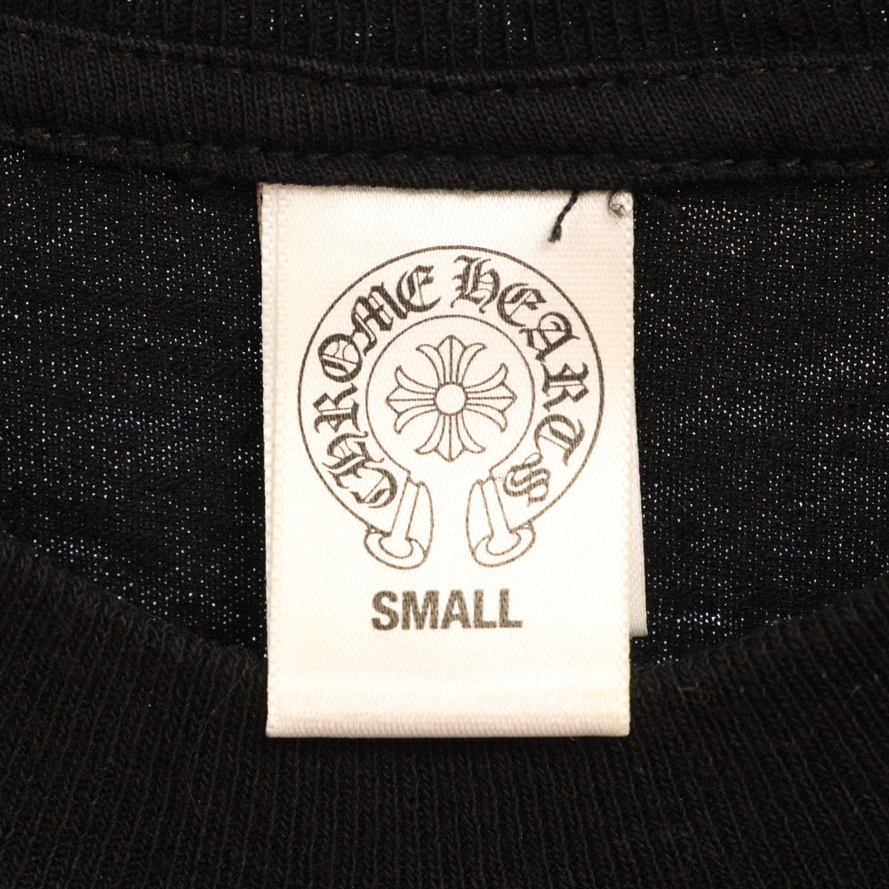 CHROME HEARTS(クロムハーツ) STAR S/S TEE 両面スタープリント クルーネック ポケット 半袖Tシャツ カットソー ブラック