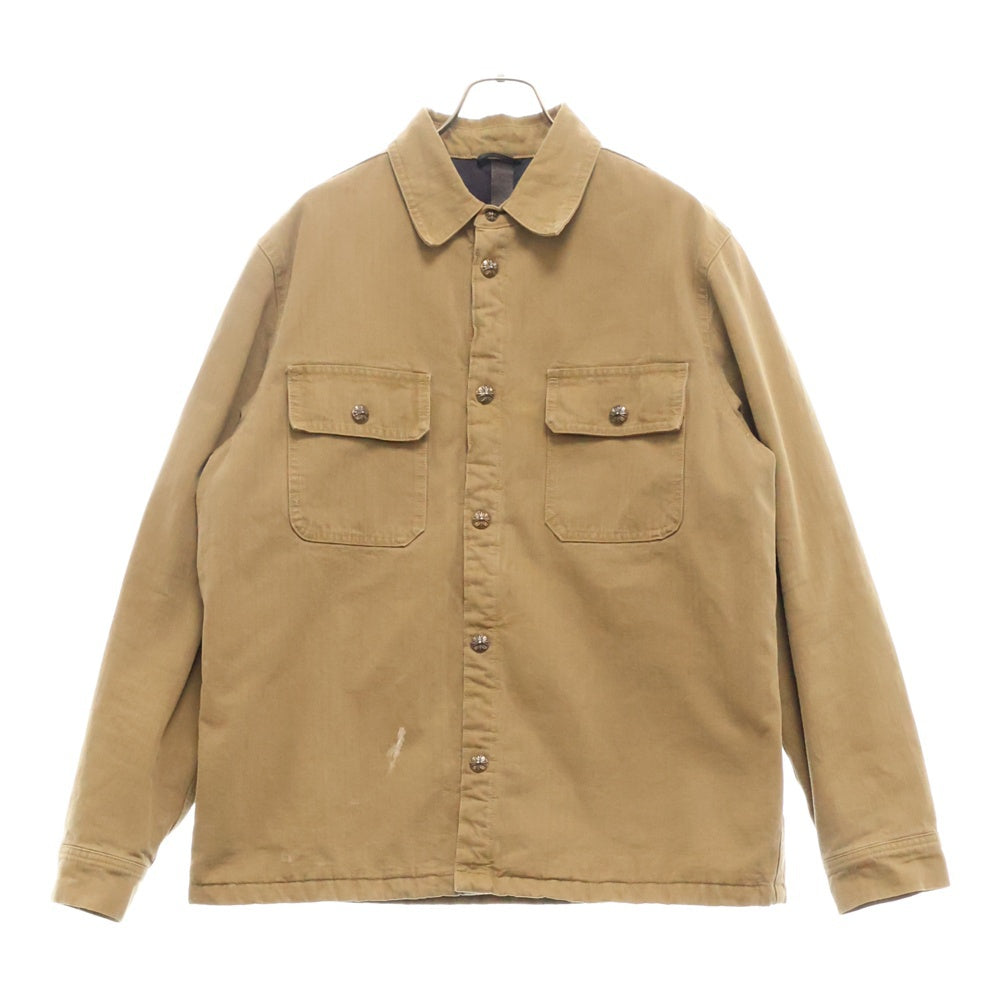 CHROME HEARTS(クロムハーツ) WORK DOG SHIRTS ヘリンボーン ワークドック シャツ ジャケット カーキ