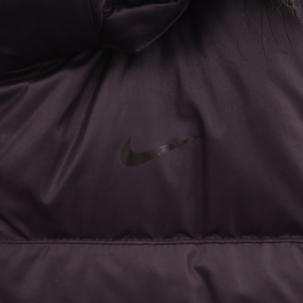 NIKE(ナイキ) WMNS 550 FILL DOWN フェイクファージップアップフィルダウンジャケット パープル 484684-679 レディース