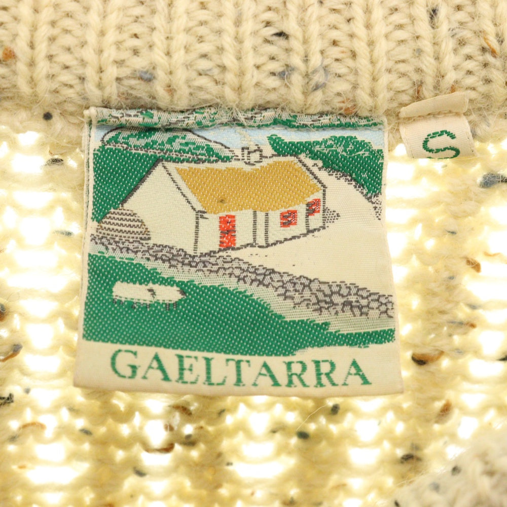 VINTAGE(ヴィンテージ) 80S GAELTARRA ゲイルターラ ケーブル編み クルーネック ニットセーター ベージュ